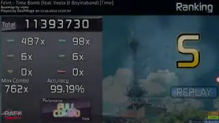 Feint - Time Bomb (feat. Veela and Boyinaband) [osu!FullCombo]