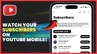 How to See Your Subscribers on YouTube Mobile (NEW 2025 Method!)