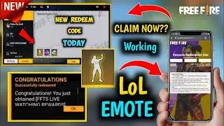 Lol Emote Redeem Code Today| Lol Emote Redeem Code| 3 June Lol Emote Redeem Code| ULG YT|