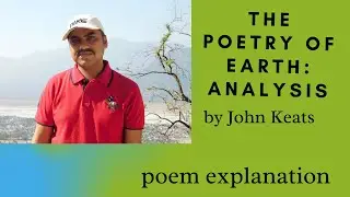 #On the Grasshopper and Cricket  by john Keats Analysis