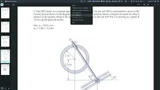 Chapter 5 Motion Relative to Rotating Axes - Question 4 [In Persian]