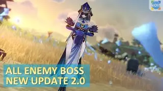 All Enemy Boss Inazuma | New Update 2.0 - Genshin Impact