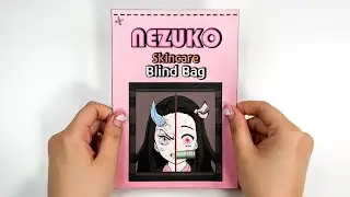 [Paper diy🎈] Nezuko Skincae Blind bag Paper ASRM 🔇 No music