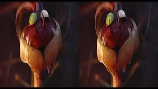 The Secret Life of Pets 1 - 3D SBS - Snake / Viper - the best 3D scene - velký had ve 3D