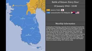 WWII - Battle of Bataan (1942): Every Hour