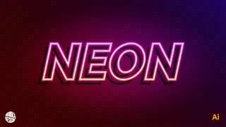 How to Create Editable Neon Text Effect In Adobe Illustrator