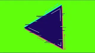 Text Background (Triangle Vector) - Green Screen - By Green Screen Tutorial