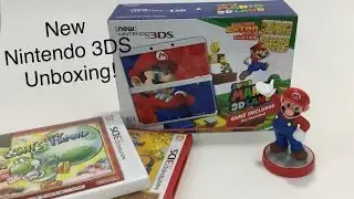 New 3ds Mario bundle unboxing!
