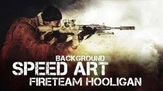 Speed Art | Fireteam Hooligan Background