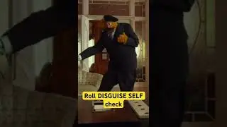 You rolled poorly on Disguise Self 