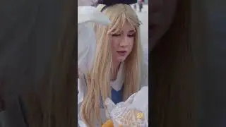 Alice in Wonderland COSPLAY ❤️ Alice and the White Rabbit 🐇 #cosplay #aliceinwonderland