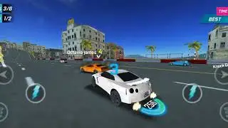 street racing 3D rank 738 cross the finish line first. android games IOS gameplay gaming