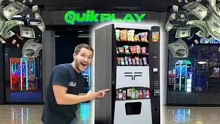 We Placed A VENDING MACHINE In Our ARCADE!