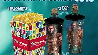 Vasos de cine / Aquaman 2 / Cinemex