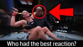 Stripper turned UFC Fighter Vanessa Demopoulos jumping on Joe Rogan, DC, Bisping, Felder