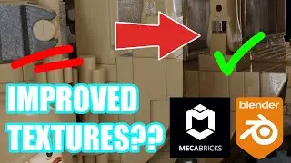 Realistic Shaders - Blender Lego Mecabricks Tutorial (FREE TEXTURES)