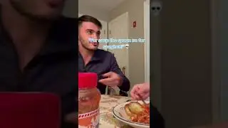 Twirling my spaghetti on a spoon in front of my Italian husband😂