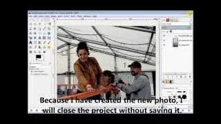 Gimp Beginner's Guide, Cartoonize a Photo
