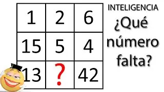NADIE PUEDE 💪💪 RESOLVER ESTO????💪💪💪  | Serie de números, inteligencia ¿Qué número falta? ✔️✔️