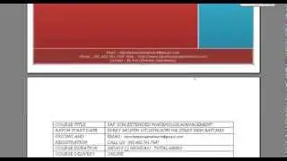 SAP Extended Warehouse Management Training | SAP EWM Online Training | SAP EWM Course