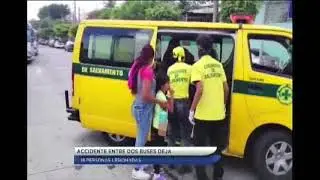 Accidentes protagonizados por el transporte colectivo