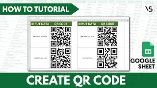 How to create QR Code in Google Sheets