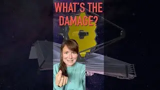 JWST mirror hit by a micrometeorite - what’s the damage? 