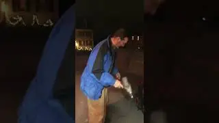 Flashing the field on a portable generator with a drill