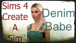 Sims 4 C.A.S: Denim Babe