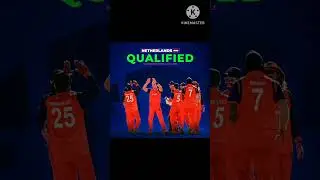 Netherlands qualified icc cricket world cup 2023 #shorts #cricketworldcup