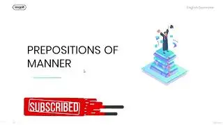 Prepositions of Manner  Intermediate