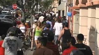Downtown Huntington Beach, California