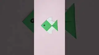 How to make Paper Fish #fish #origamicrafts #origami #papercrafts #handmade #shorts #ytshorts #diy
