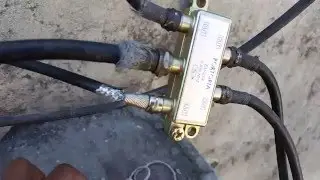 How to instal cable splitter