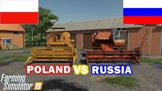 Farming Simulator 19 | POLAND FARM vs RUSSIA FARM ❗️ #Harvest