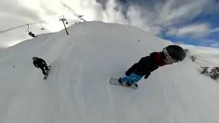 GoPro Max | Vasilitsa Snowboarding - Downhill from the top