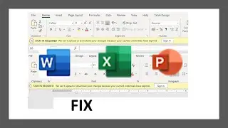 We can't upload or download your changes because your cached credentials have expired