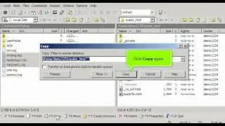 FTP - Uploading files using WinSCP