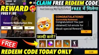 FREE FIRE REDEEM CODE FOR TODAY NOVEMBER 6 || REDEEM CODE FREE FIRE TODAY || FF REDEEM CODE TODAY