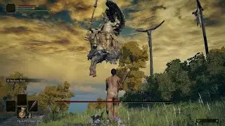 beating up a horseman with my stick | Elden Ring RL1 No-Hit