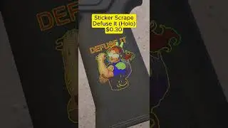 Defuse It Holo Sticker Scrape 