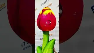 🌷Ростовой цветок огромный надувной тюльпан из ткани🌷 