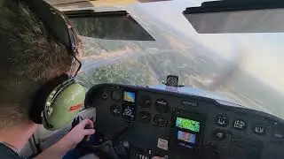 Landing at Temple Airport in a Cessna 172