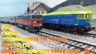 PKP CARGO INTERNATIONAL 753 732 and AWT 753 723 UNBOXING AND TEST DRIVE (UHD - 4K !)