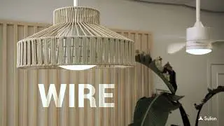 Sulion - Ventilador de techo decorativo - WIRE