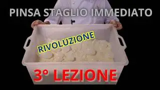 Rivoluzione: TERZA lezione di pinsa a staglio immediato: PRECOTTURE