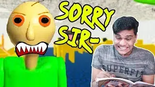 Sabse Darawana Teacher - Baldi Basics Horror Game (Scary Reactions)