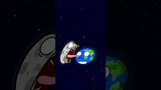 La Luna Mostró Una Sonrisa #planetballs
