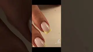 🍋💛 #ногти #nail #nailart #nails #naildesign #paznokciehybrydowe #french #маникюр #дизайнногтей