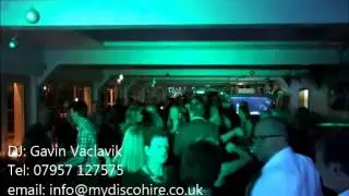 DJ:Gavin Vaclavik call: 07957 127575 new years eve party disco at Ocean Beach Cafe, Southend
